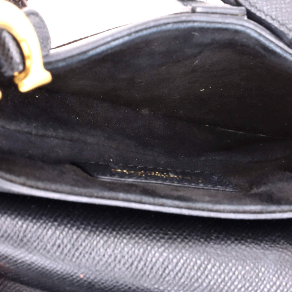 Saddle Handbag Leather Mini