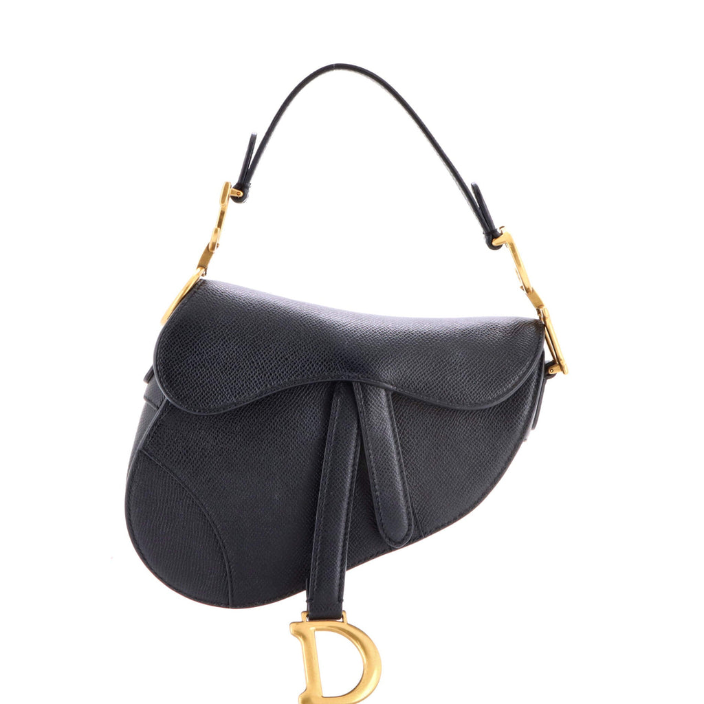 Saddle Handbag Leather Mini