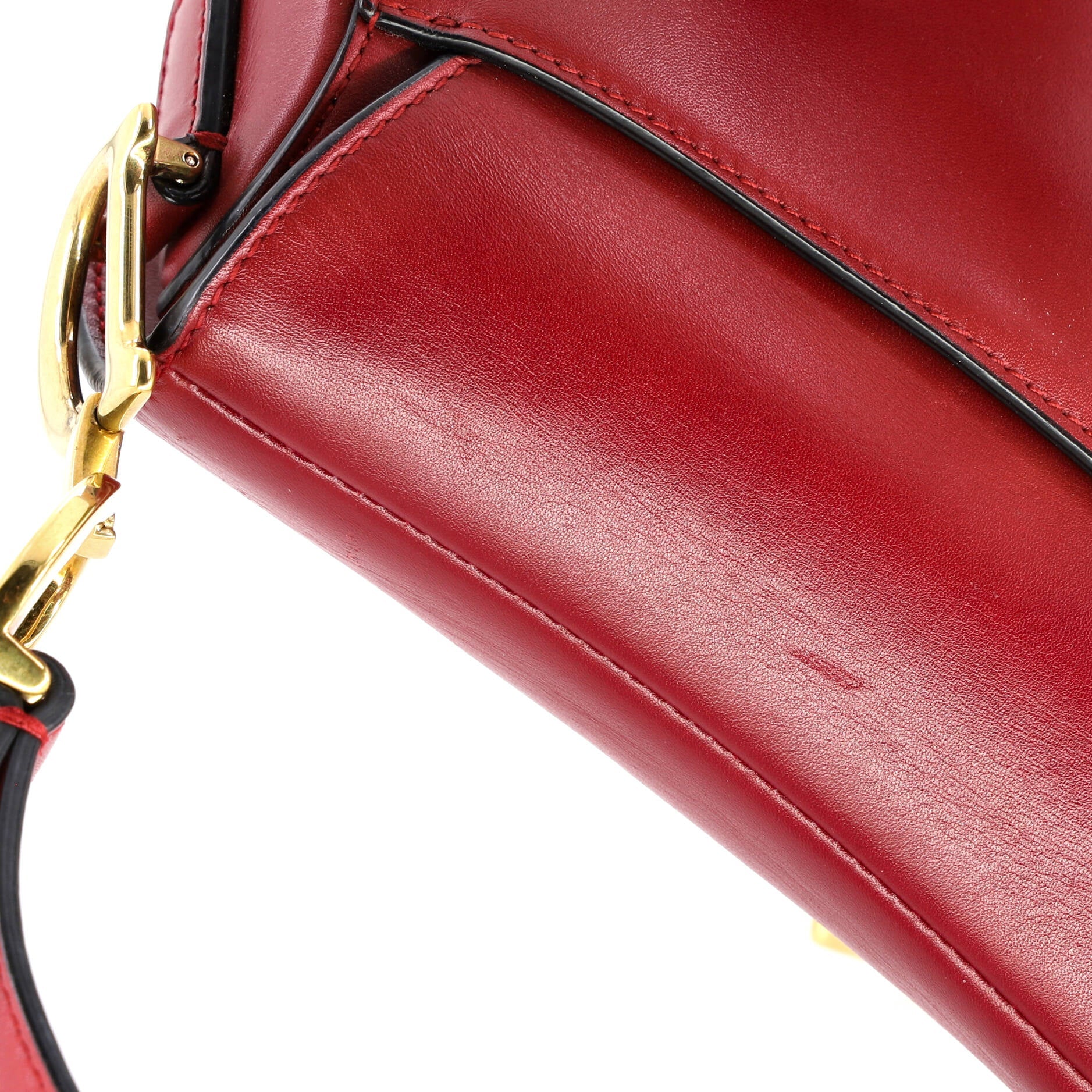 Saddle Handbag Leather Mini