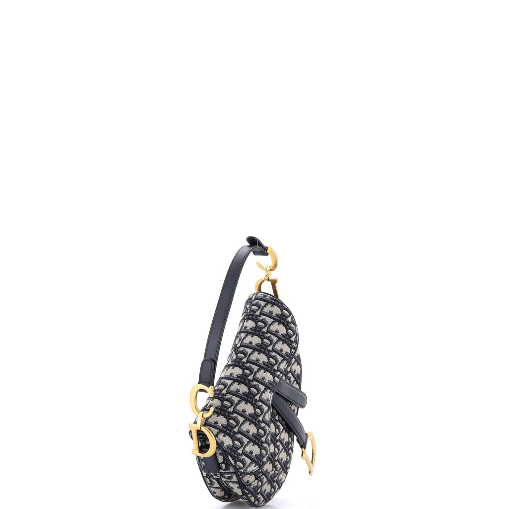 Saddle Handbag Oblique Canvas Mini