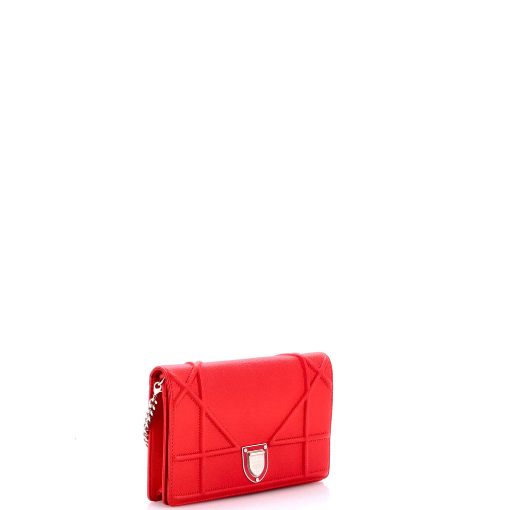 Diorama Wallet on Chain Leather