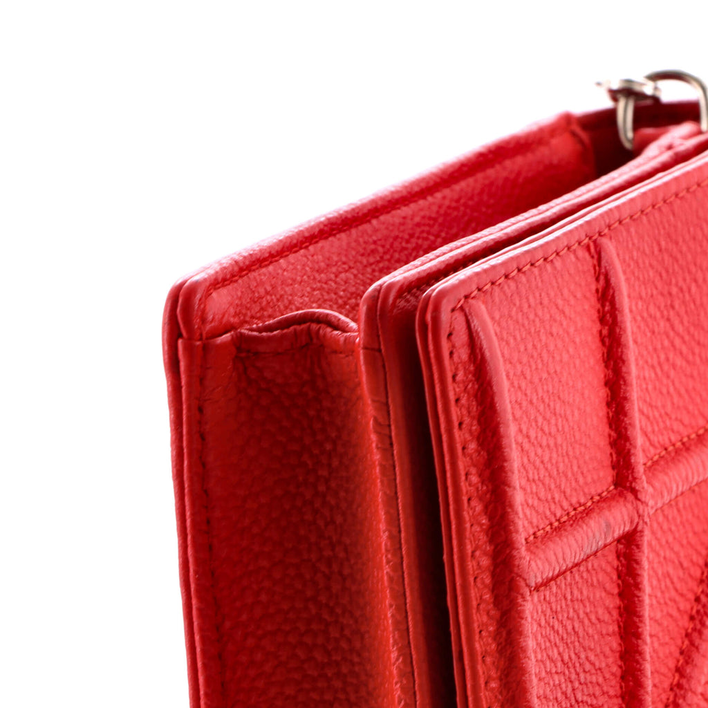 Diorama Wallet on Chain Leather