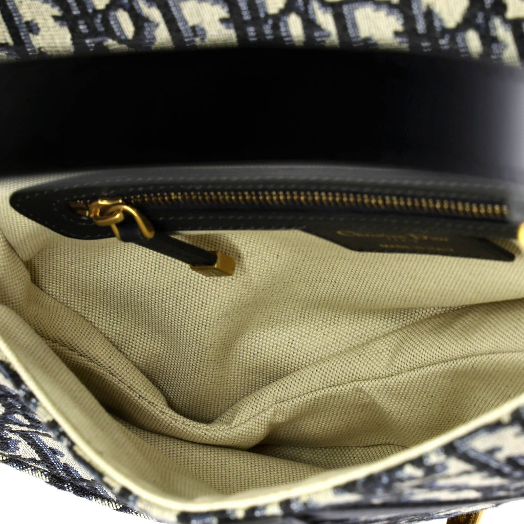 Saddle Handbag Oblique Canvas Medium