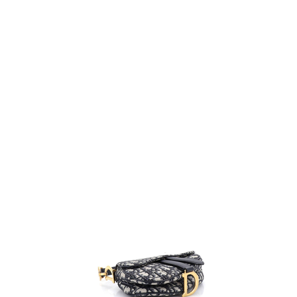 Saddle Handbag Oblique Canvas Mini