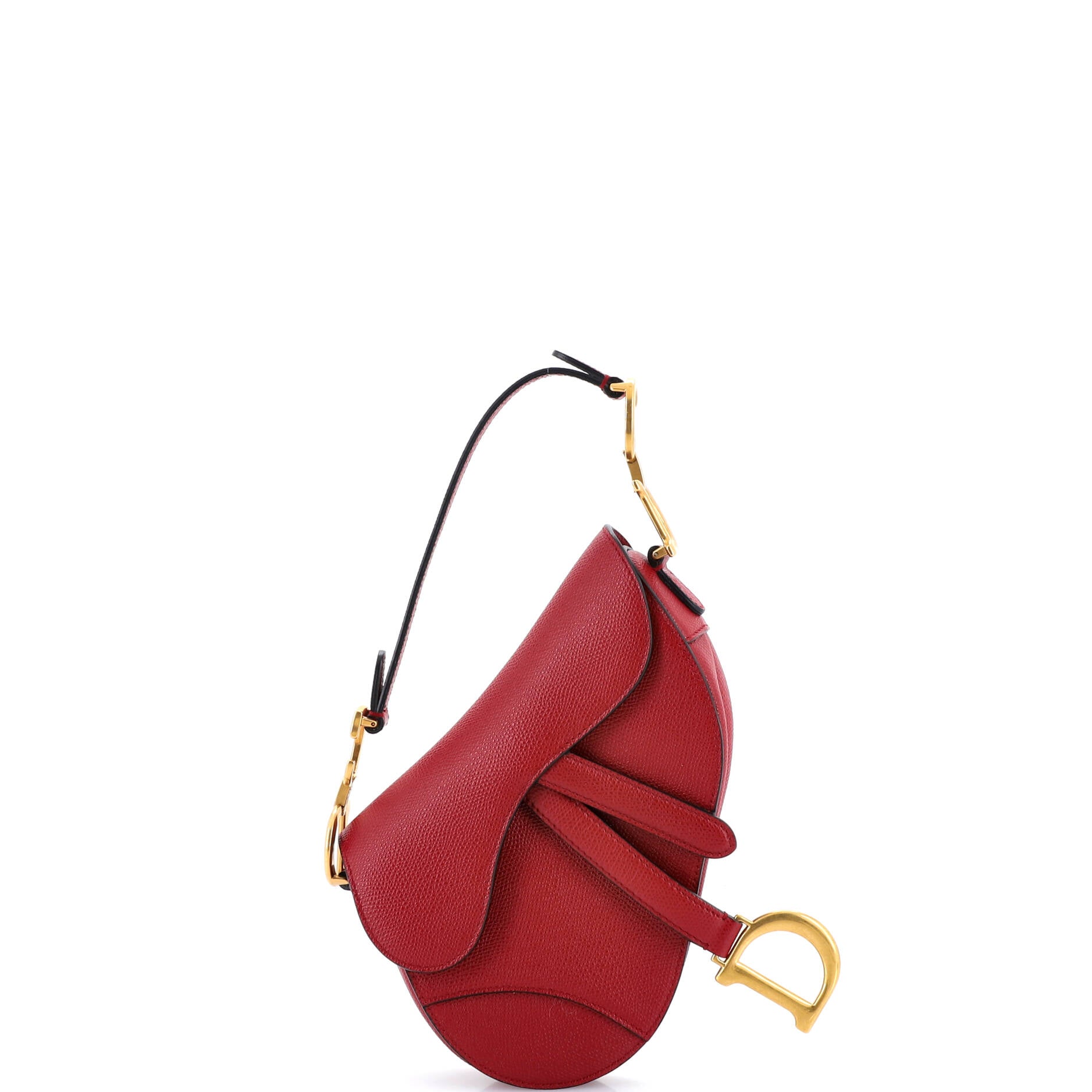 Saddle Handbag Leather Mini