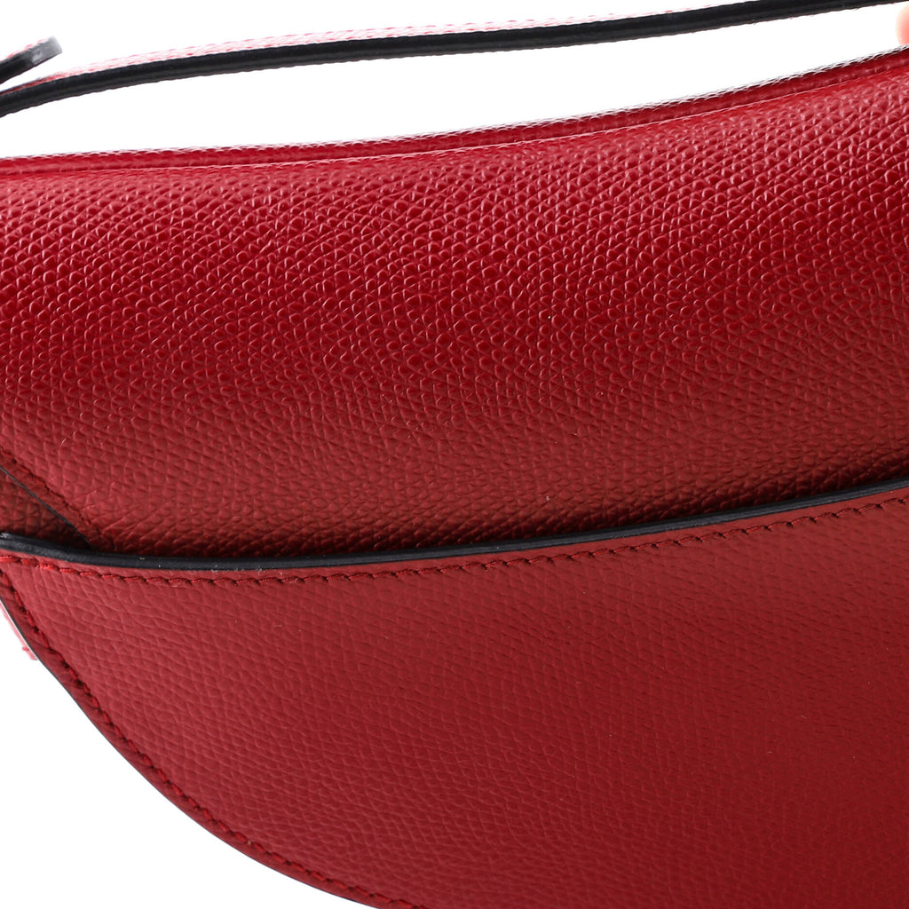 Saddle Handbag Leather Mini