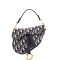 Saddle Handbag Oblique Canvas Mini