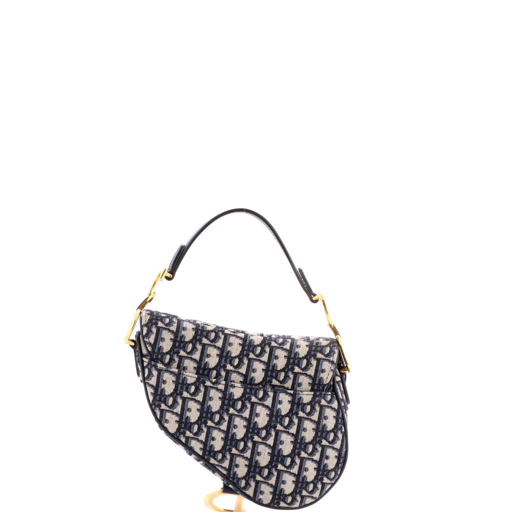 Saddle Handbag Oblique Canvas Mini