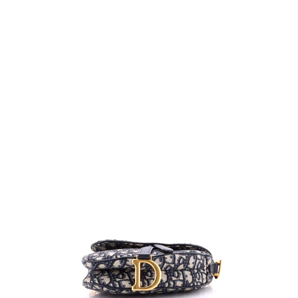 Saddle Handbag Oblique Canvas Mini
