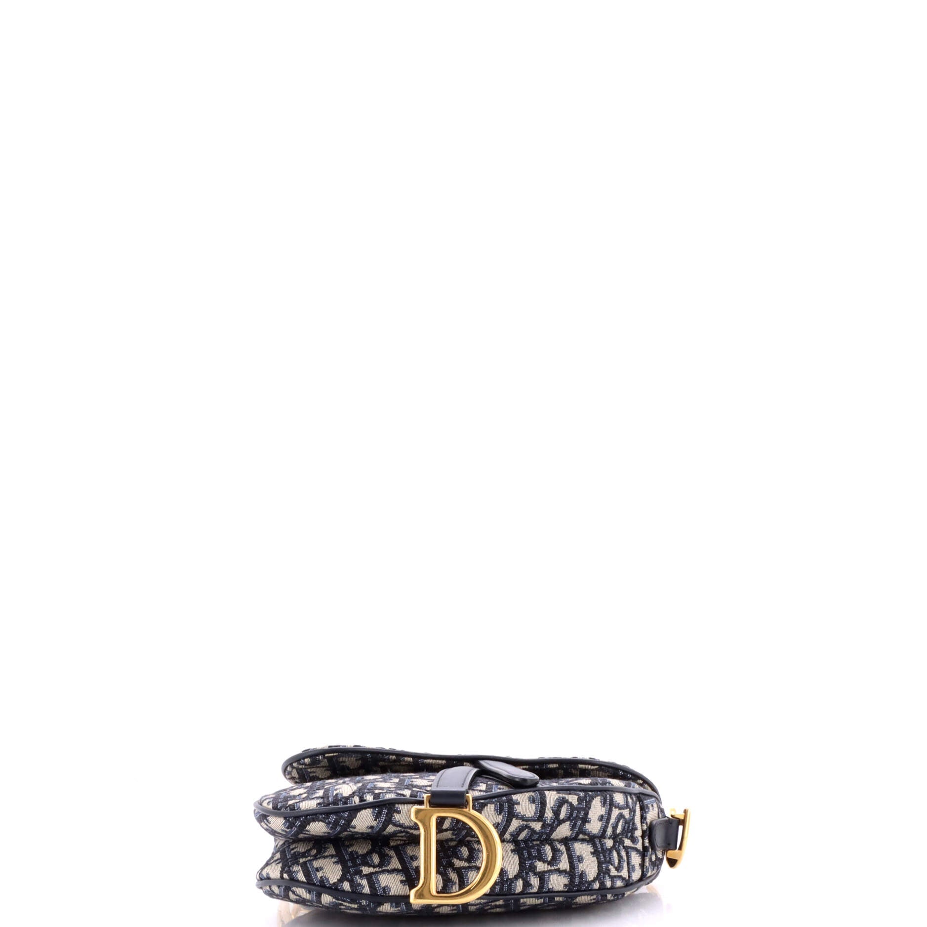 Saddle Handbag Oblique Canvas Mini