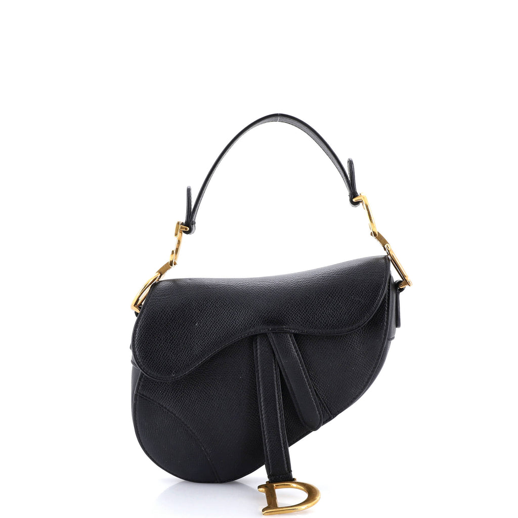 Saddle Handbag Leather Mini