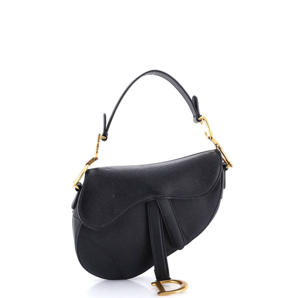 Saddle Handbag Leather Mini