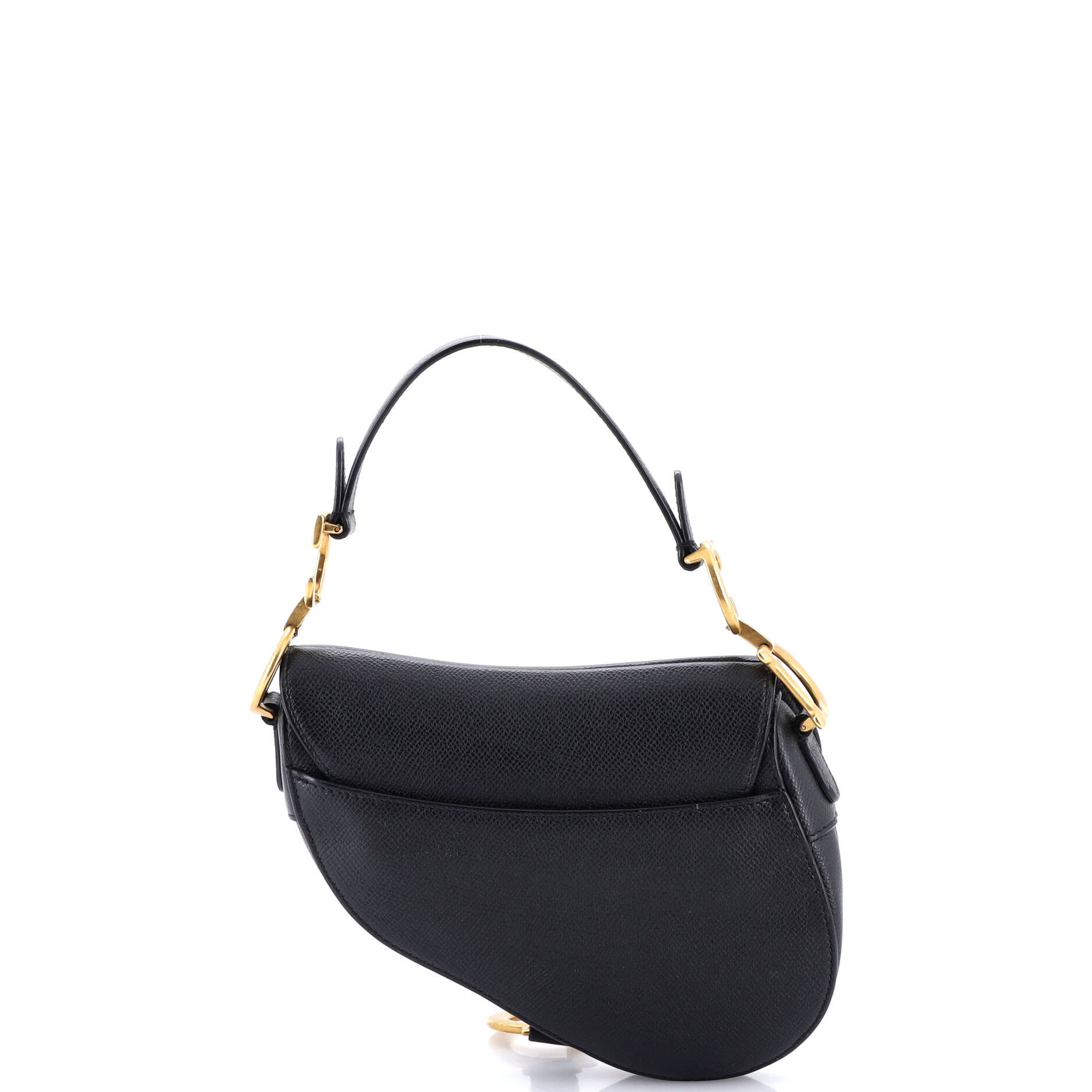 Saddle Handbag Leather Mini