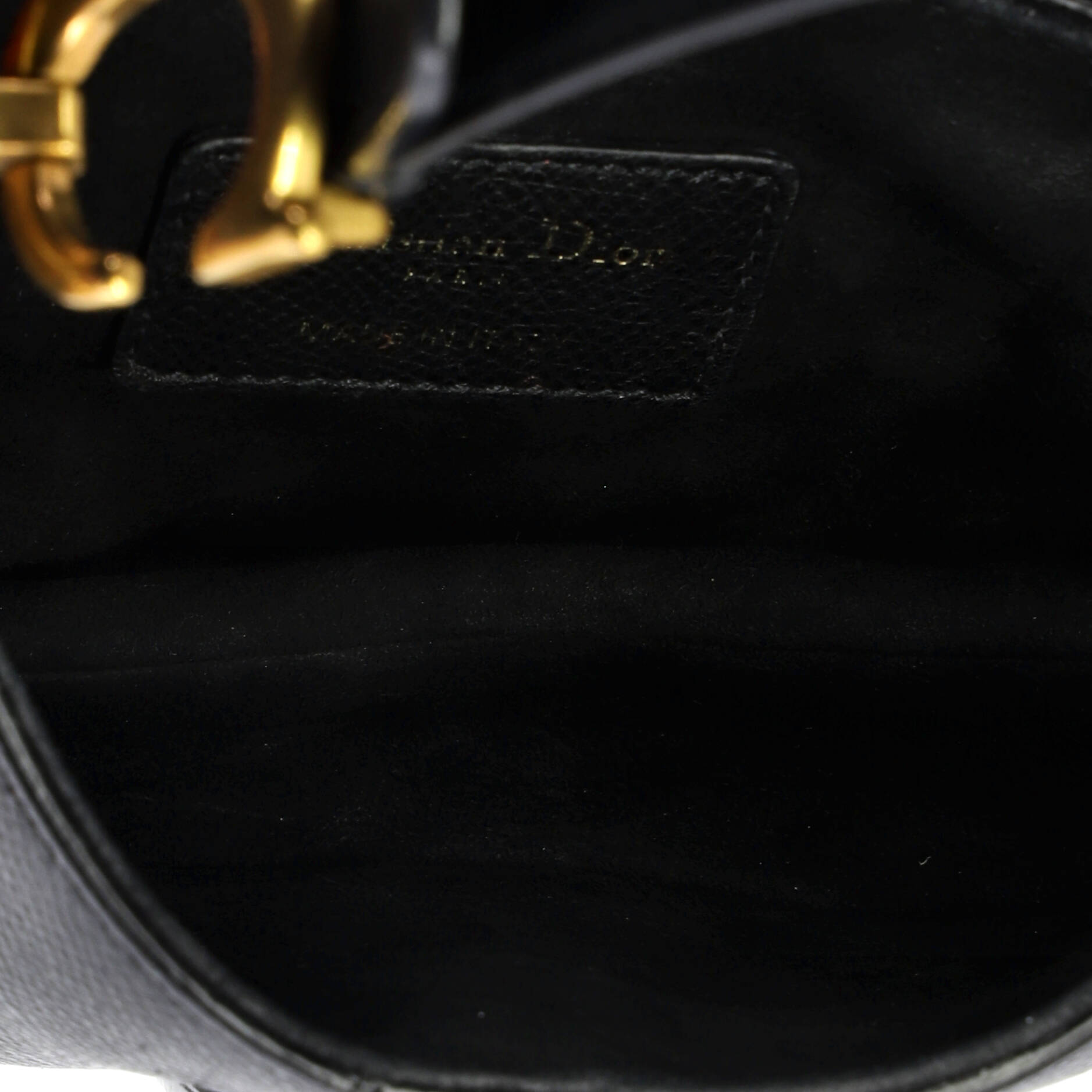 Saddle Handbag Leather Mini