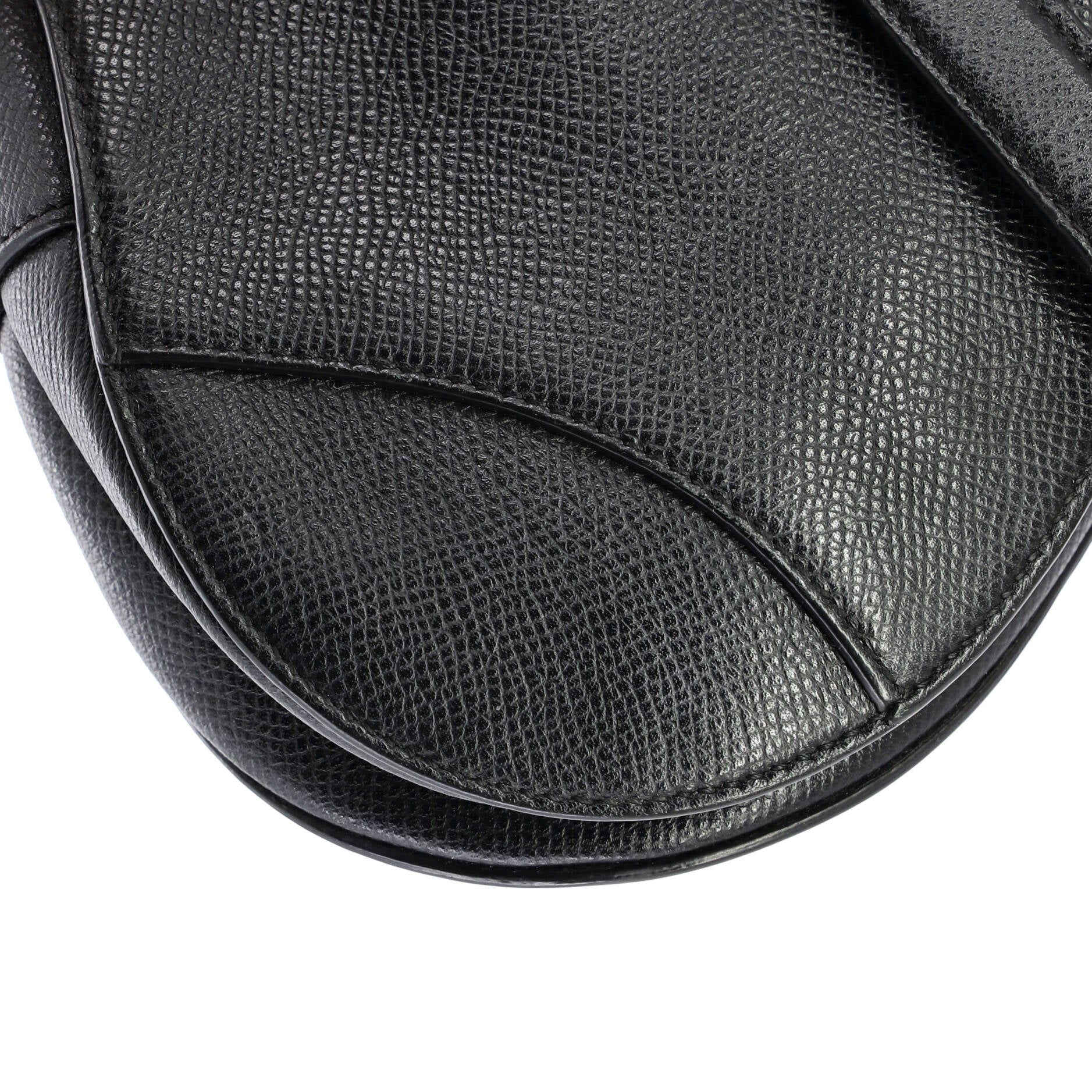 Saddle Handbag Leather Mini
