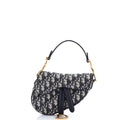 Saddle Handbag Oblique Canvas Mini