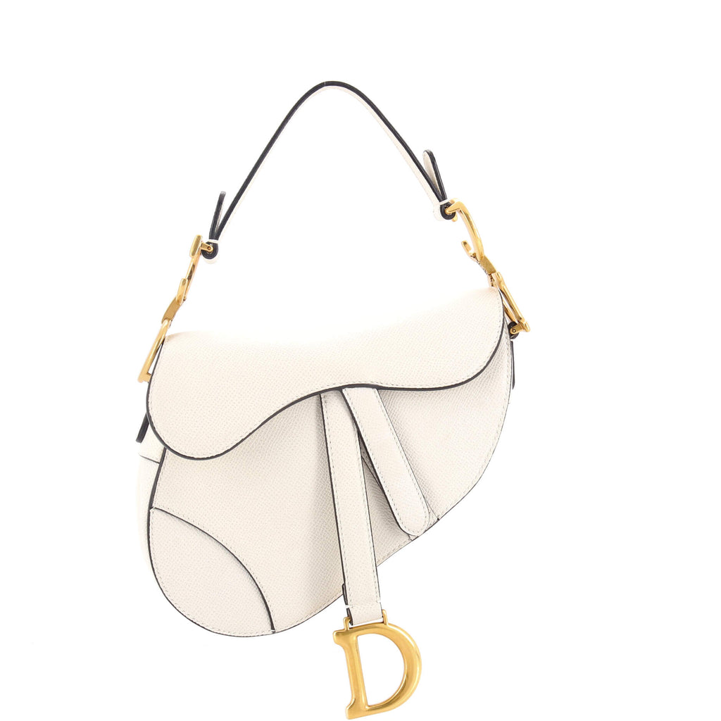 Saddle Handbag Leather Mini