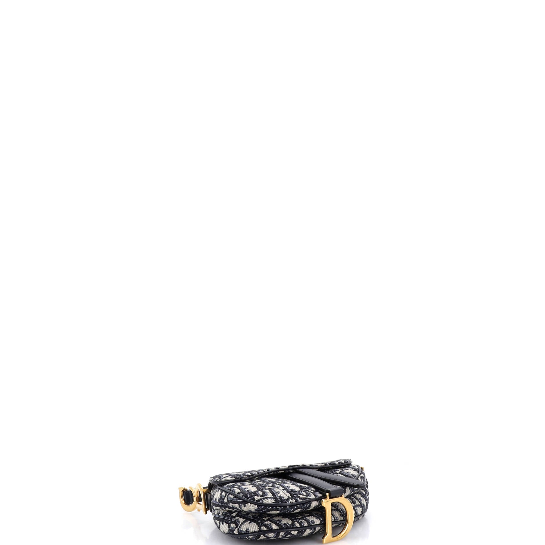 Saddle Handbag Oblique Canvas Mini