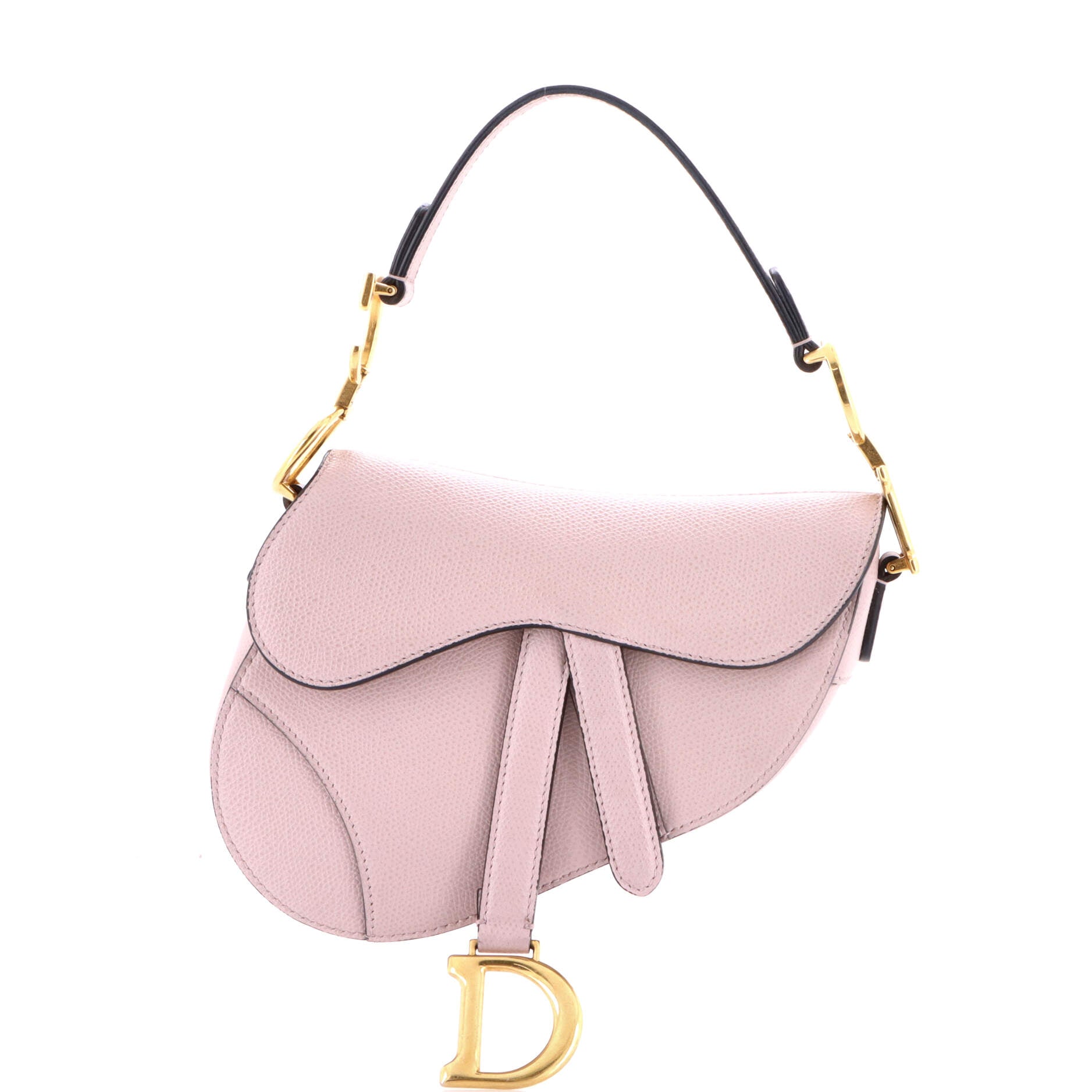 Saddle Handbag Leather Mini