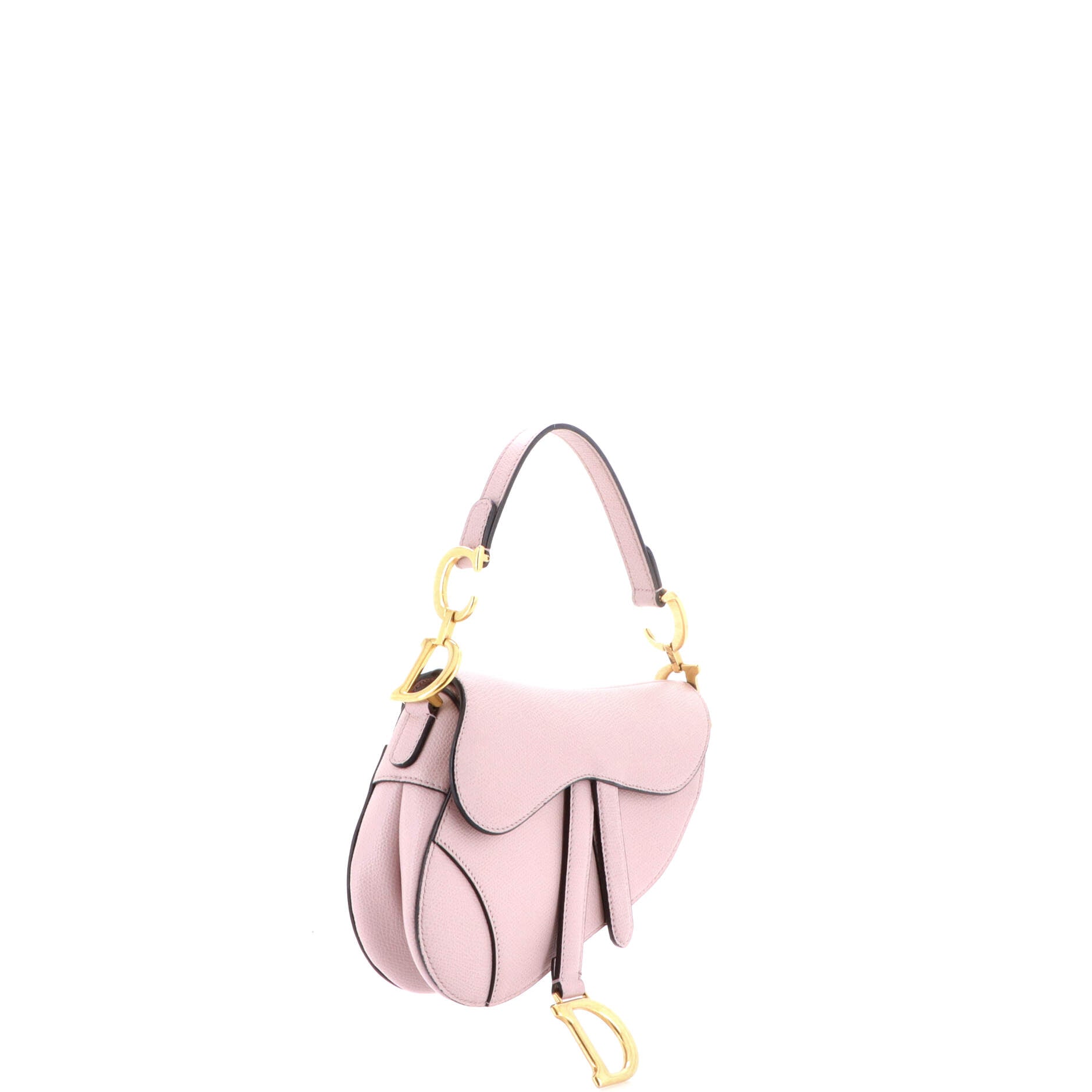 Saddle Handbag Leather Mini