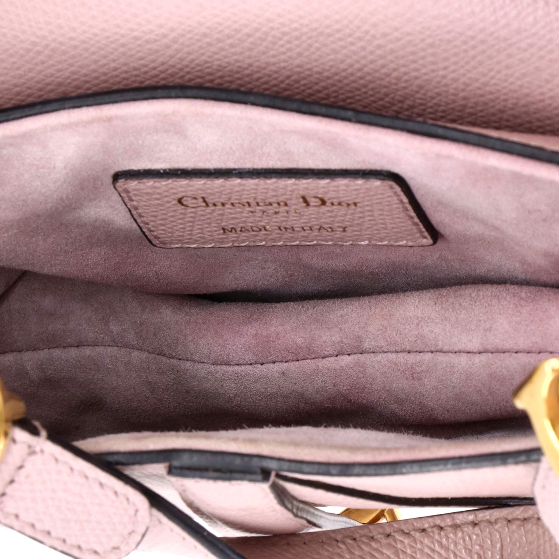 Saddle Handbag Leather Mini