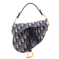 Saddle Handbag Oblique Canvas Mini