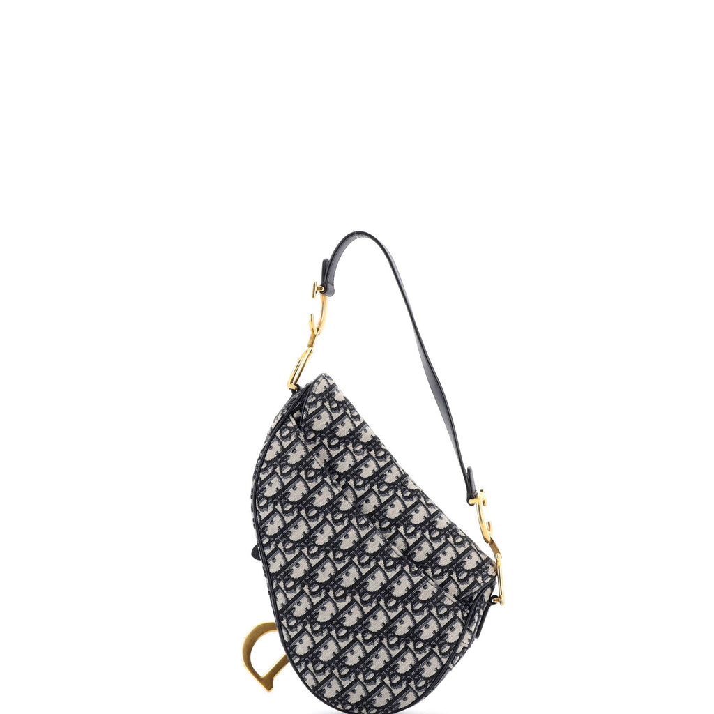 Saddle Handbag Oblique Canvas Medium