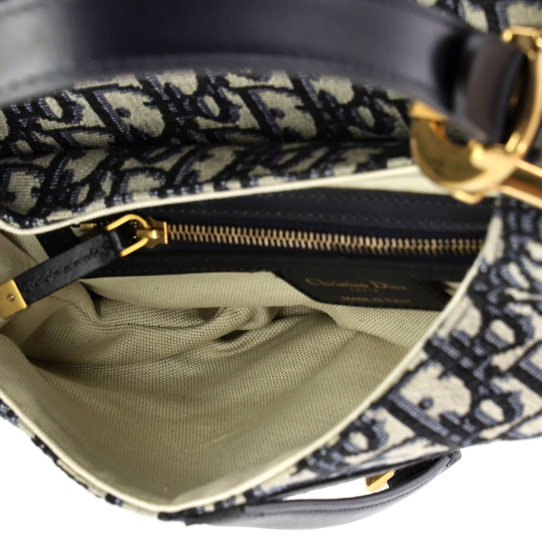 Saddle Handbag Oblique Canvas Medium