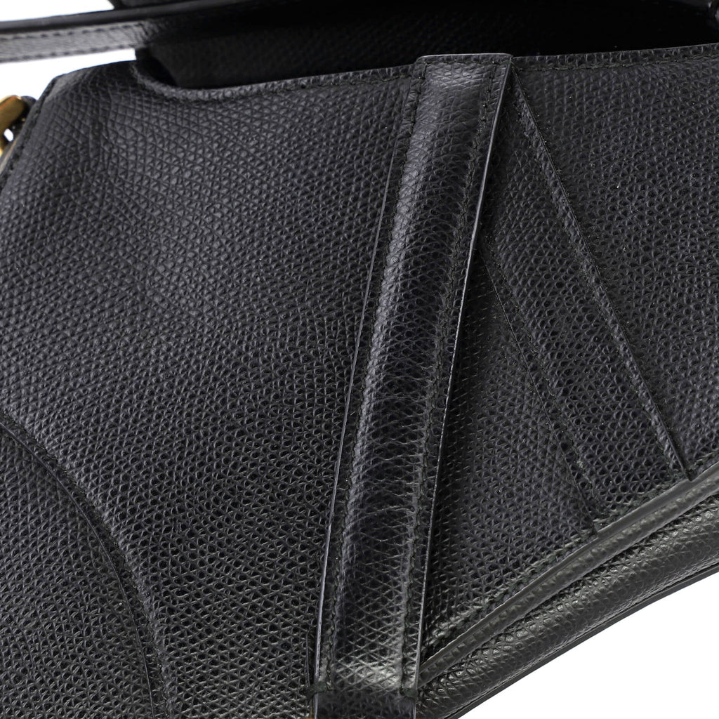 Saddle Handbag Leather Mini