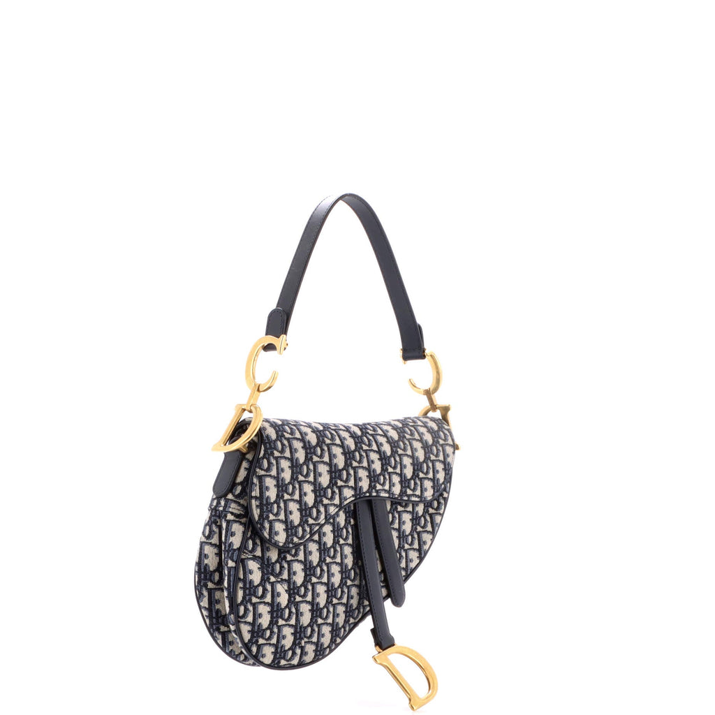 Saddle Handbag Oblique Canvas Medium
