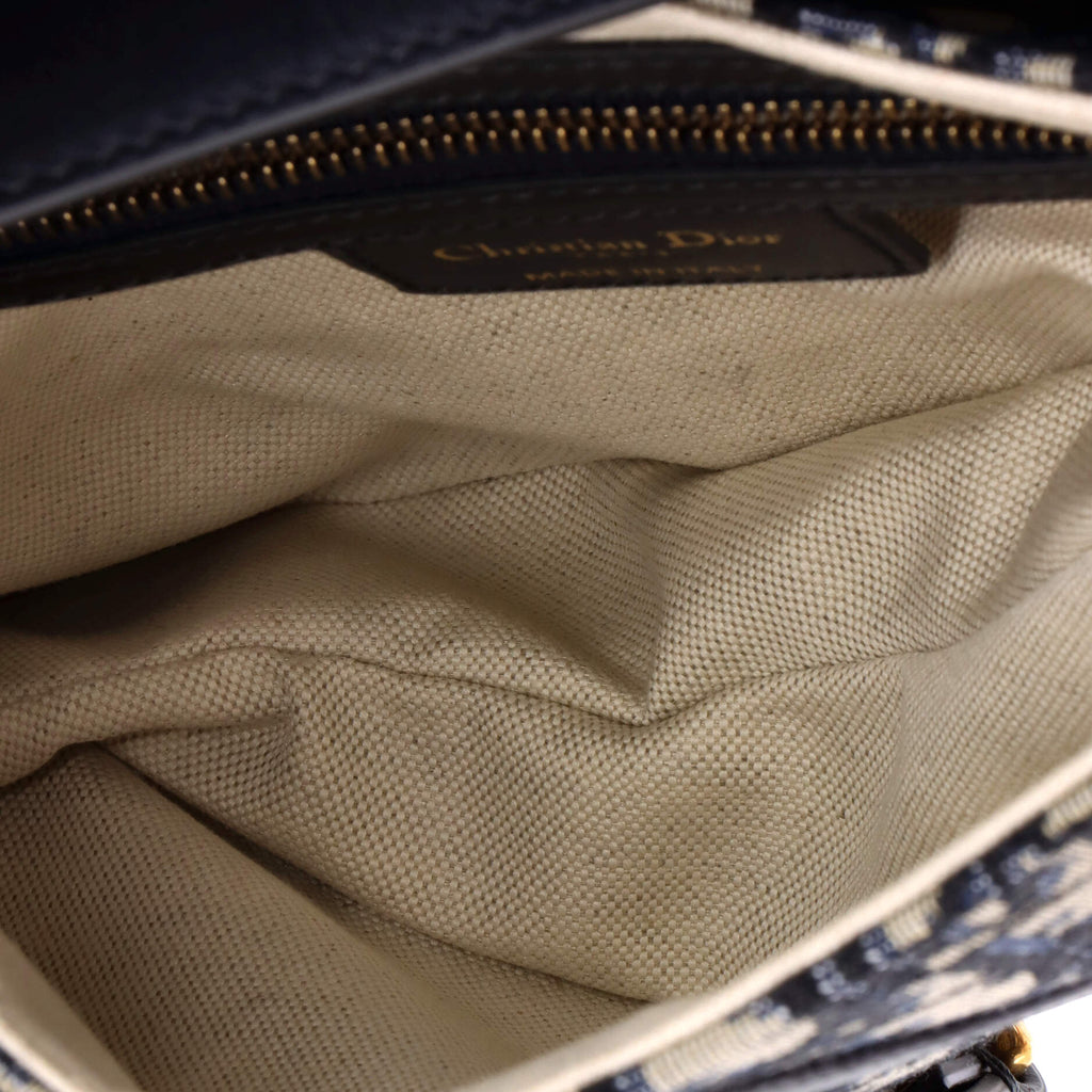 Saddle Handbag Oblique Canvas Medium