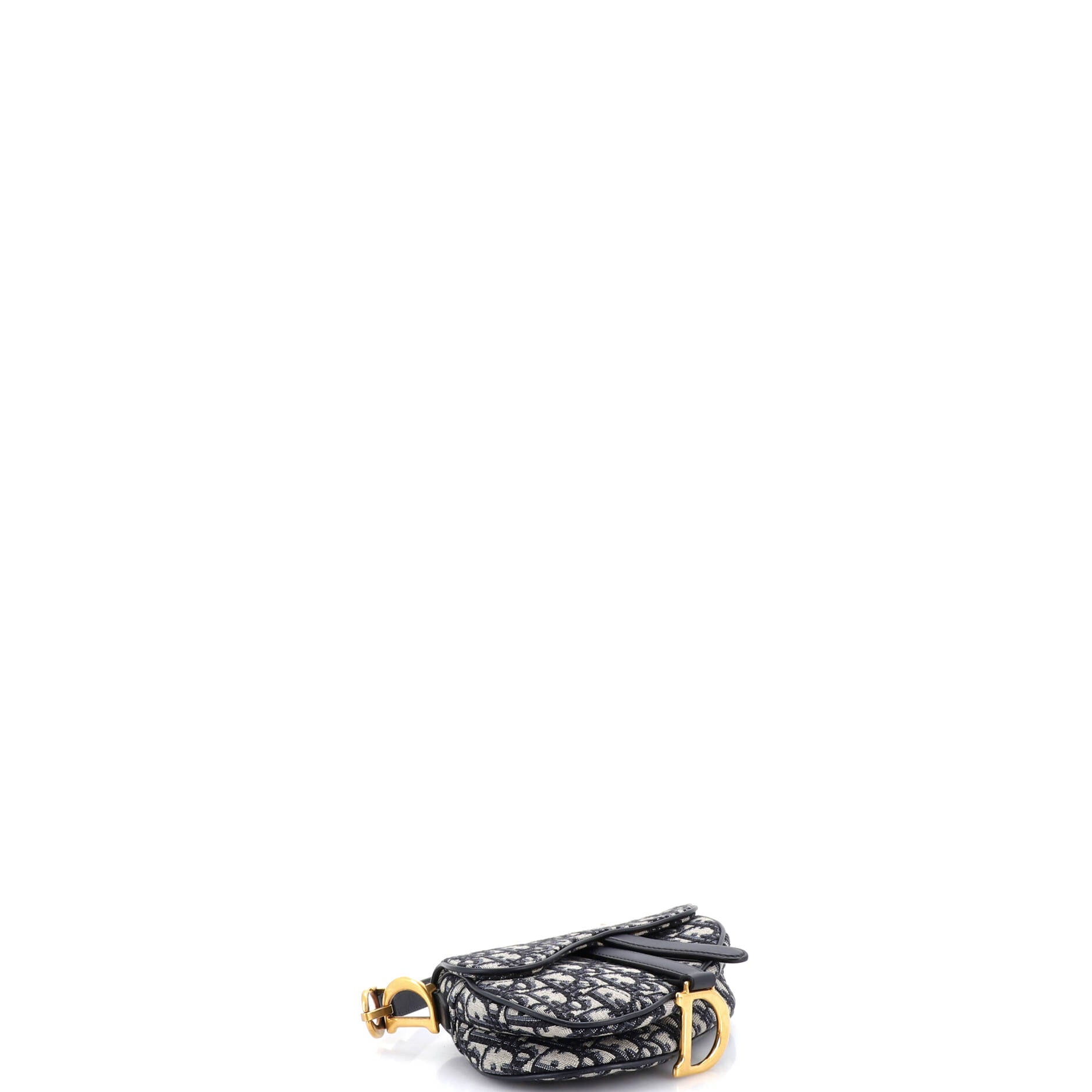 Saddle Handbag Oblique Canvas Mini