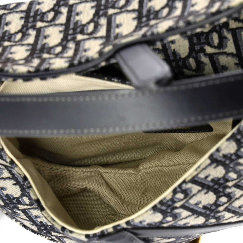 Saddle Handbag Oblique Canvas Medium