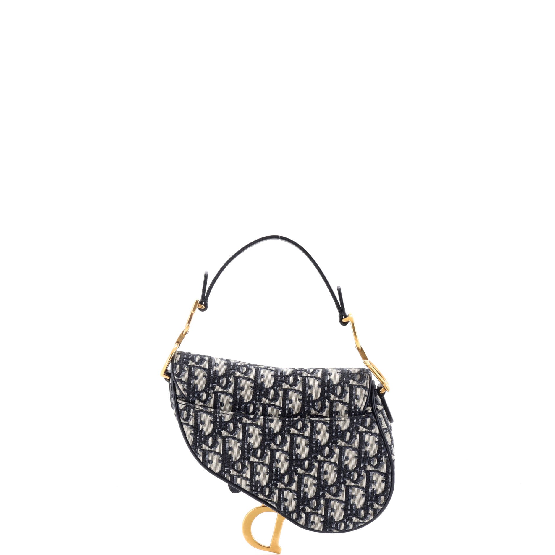 Saddle Handbag Oblique Canvas Mini