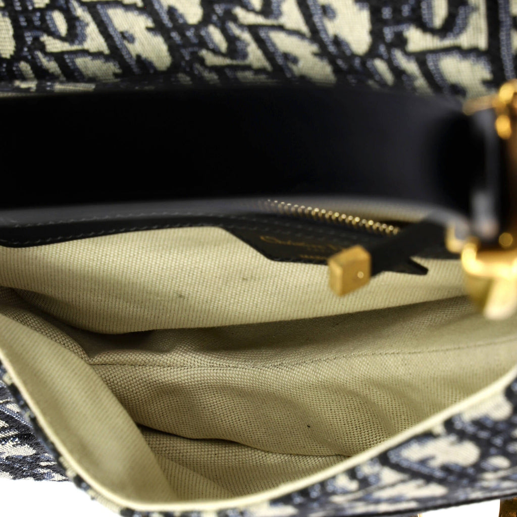 Saddle Handbag Oblique Canvas Medium
