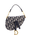 Saddle Handbag Oblique Canvas Mini