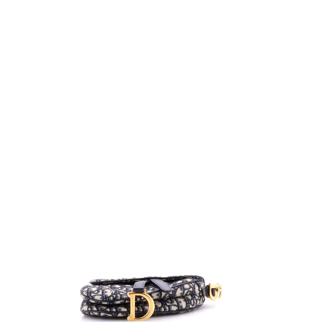 Saddle Handbag Oblique Canvas Mini
