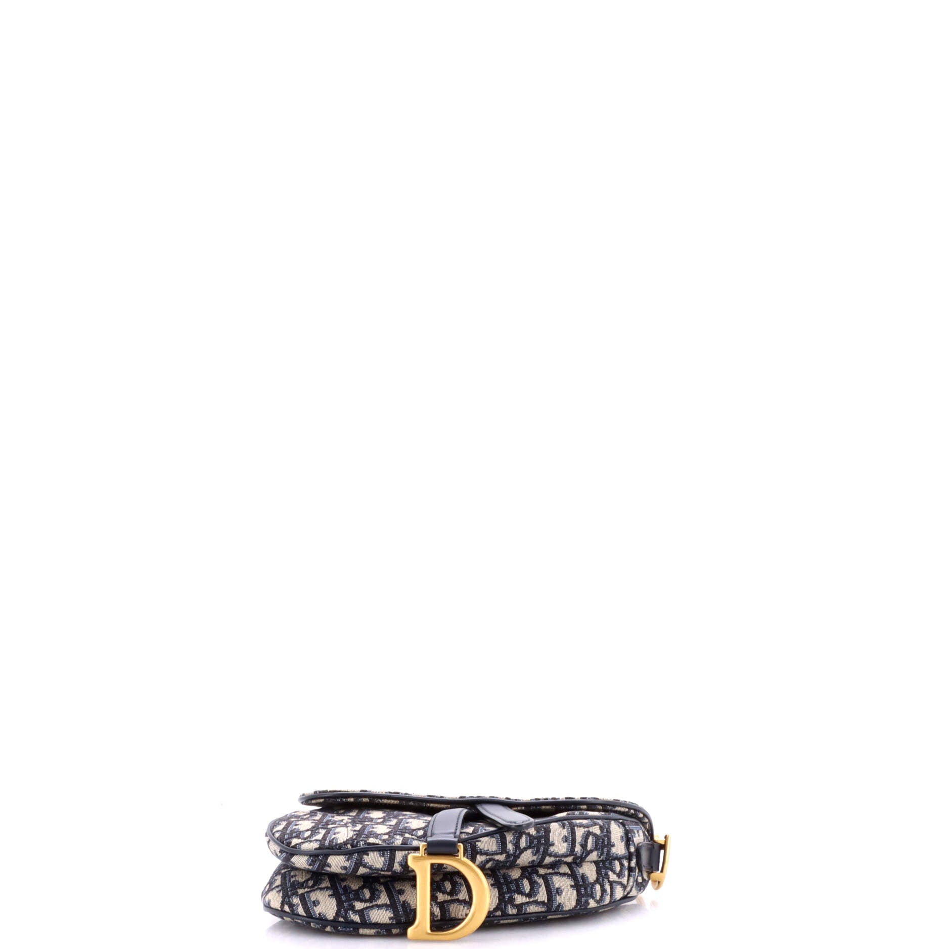 Saddle Handbag Oblique Canvas Mini