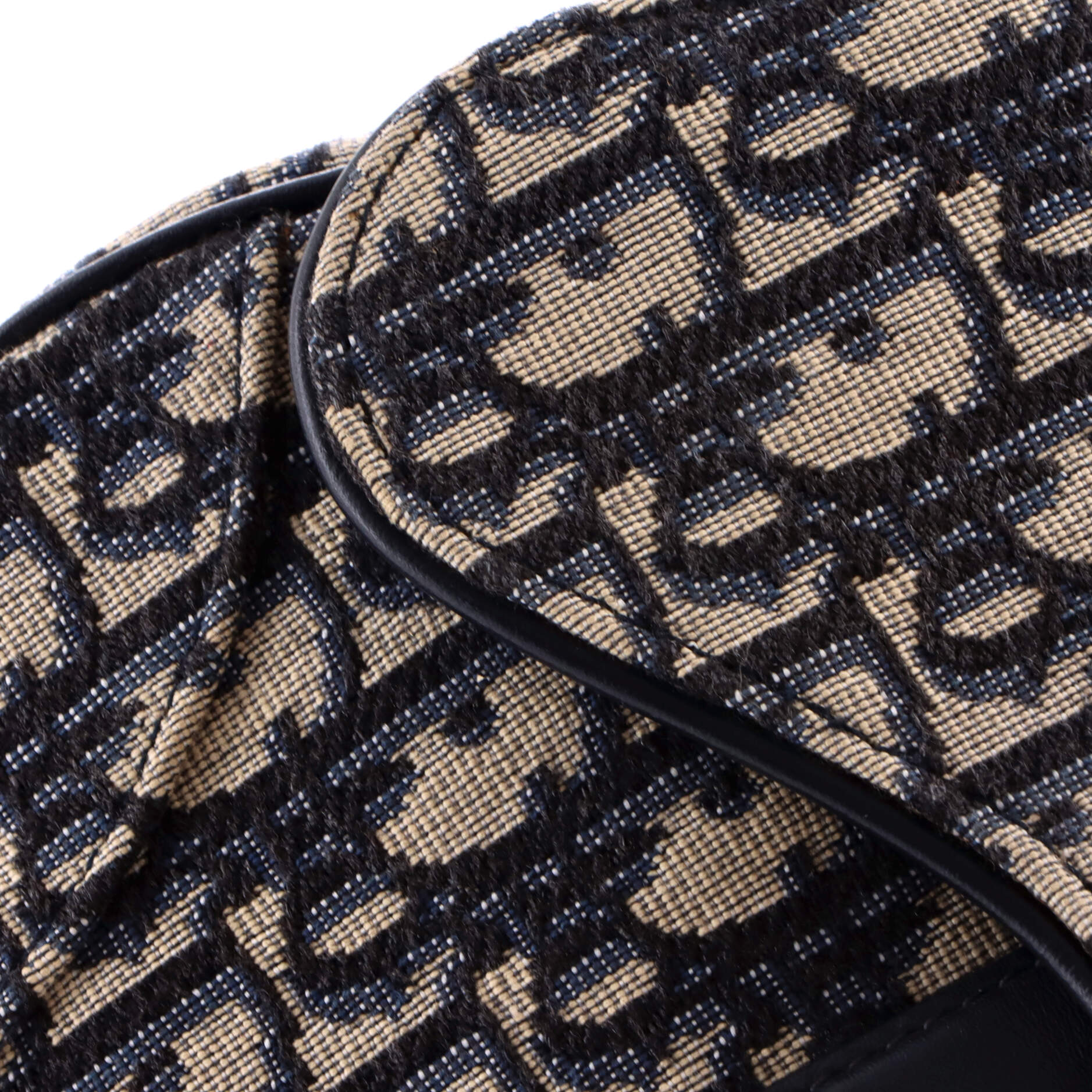 Saddle Handbag Oblique Canvas Mini