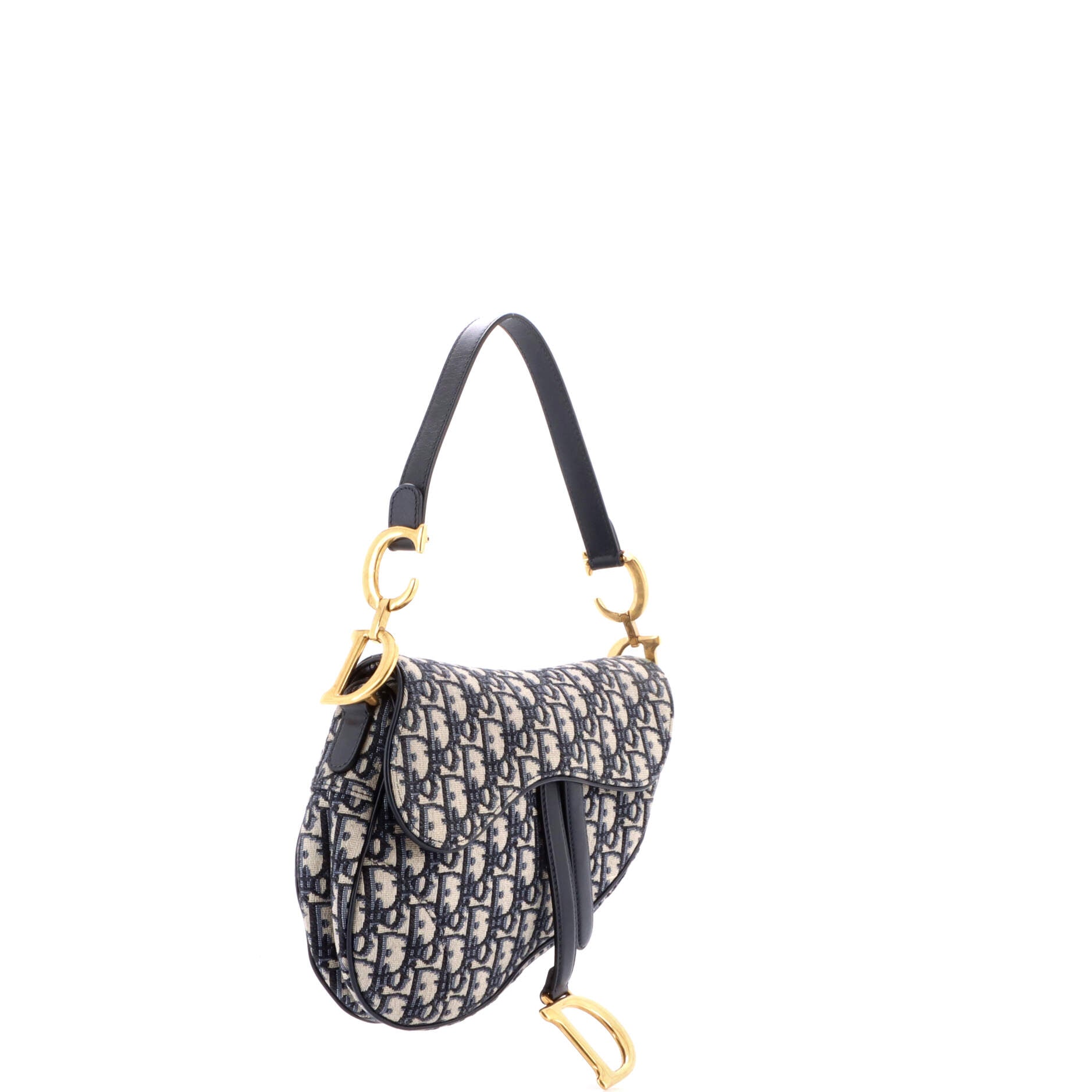 Saddle Handbag Oblique Canvas Medium