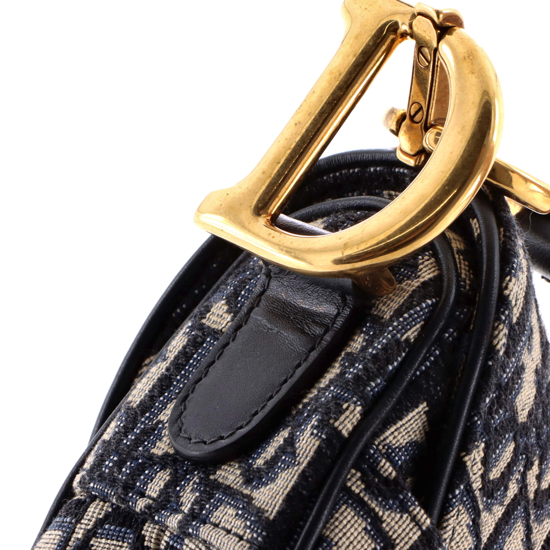 Saddle Handbag Oblique Canvas Medium