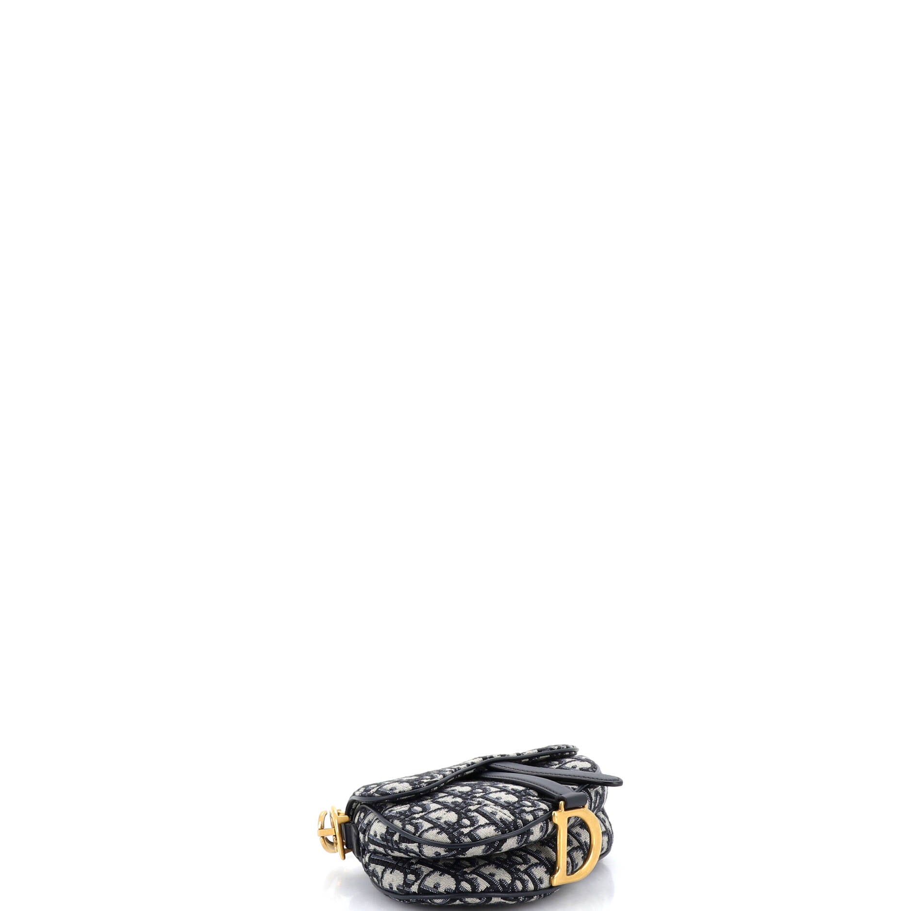 Saddle Handbag Oblique Canvas Mini