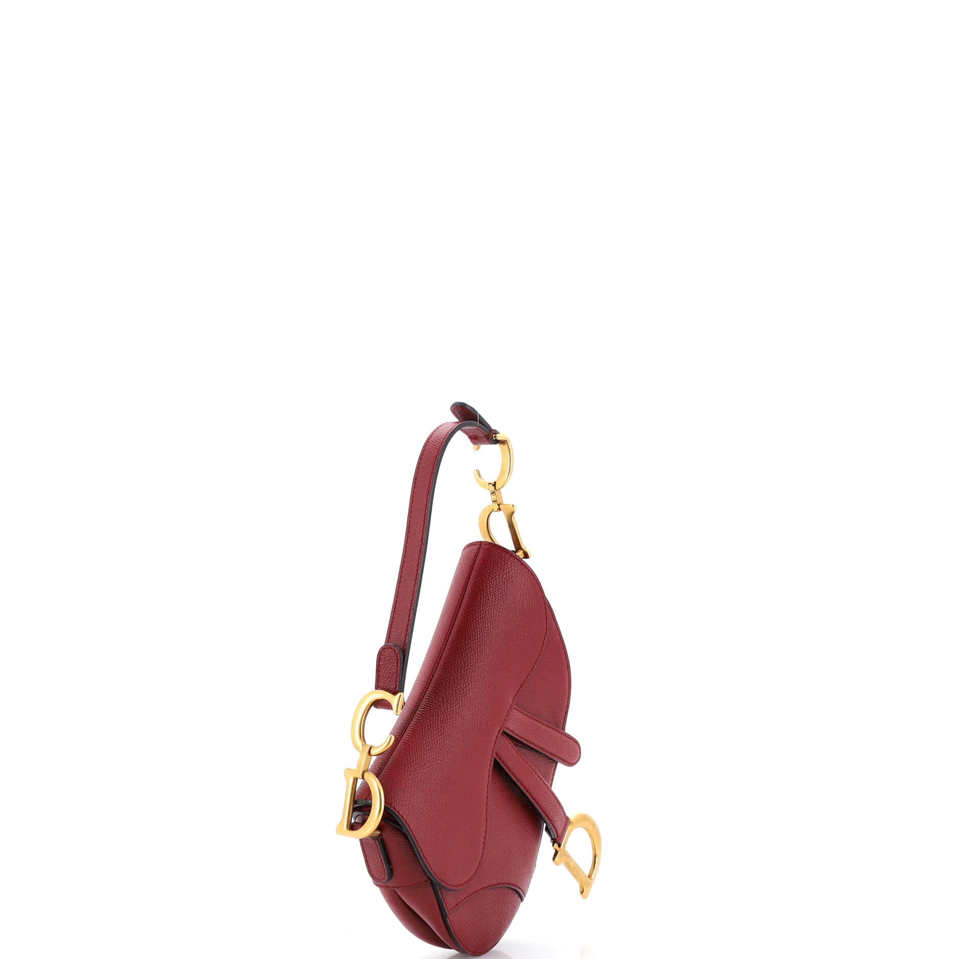 Saddle Handbag Leather Mini