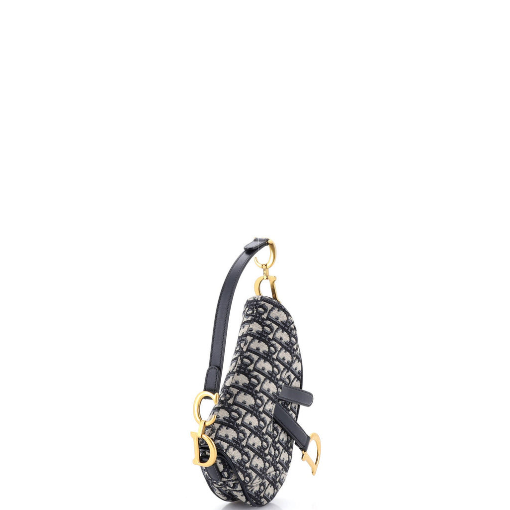 Saddle Handbag Oblique Canvas Mini