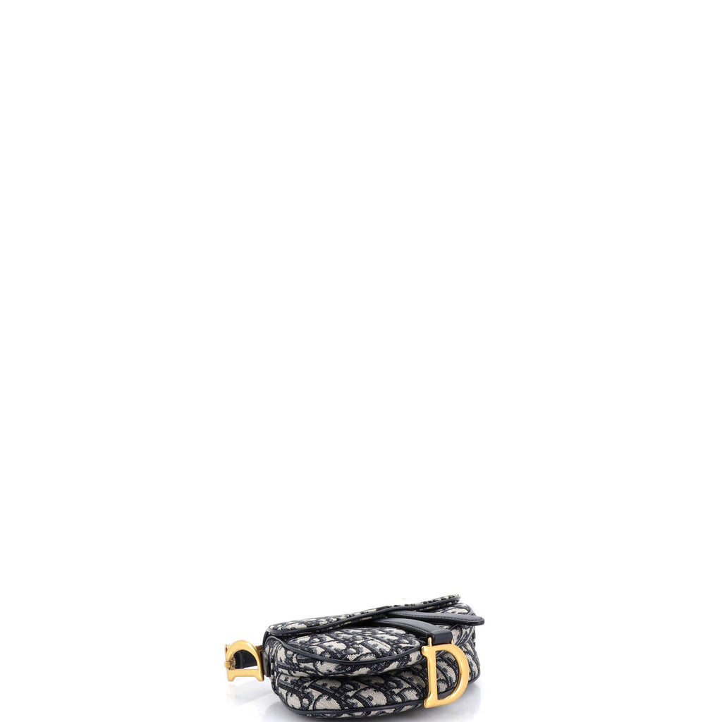 Saddle Handbag Oblique Canvas Mini