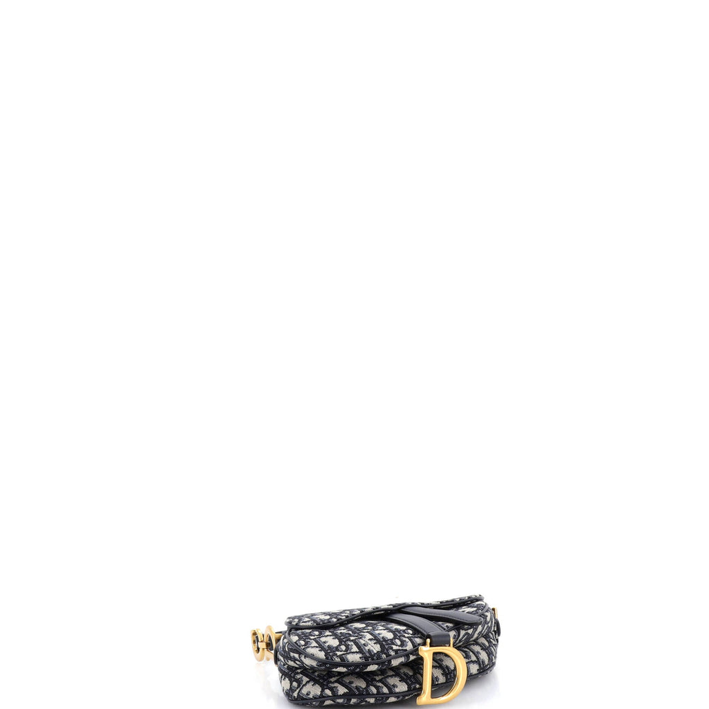 Saddle Handbag Oblique Canvas Mini