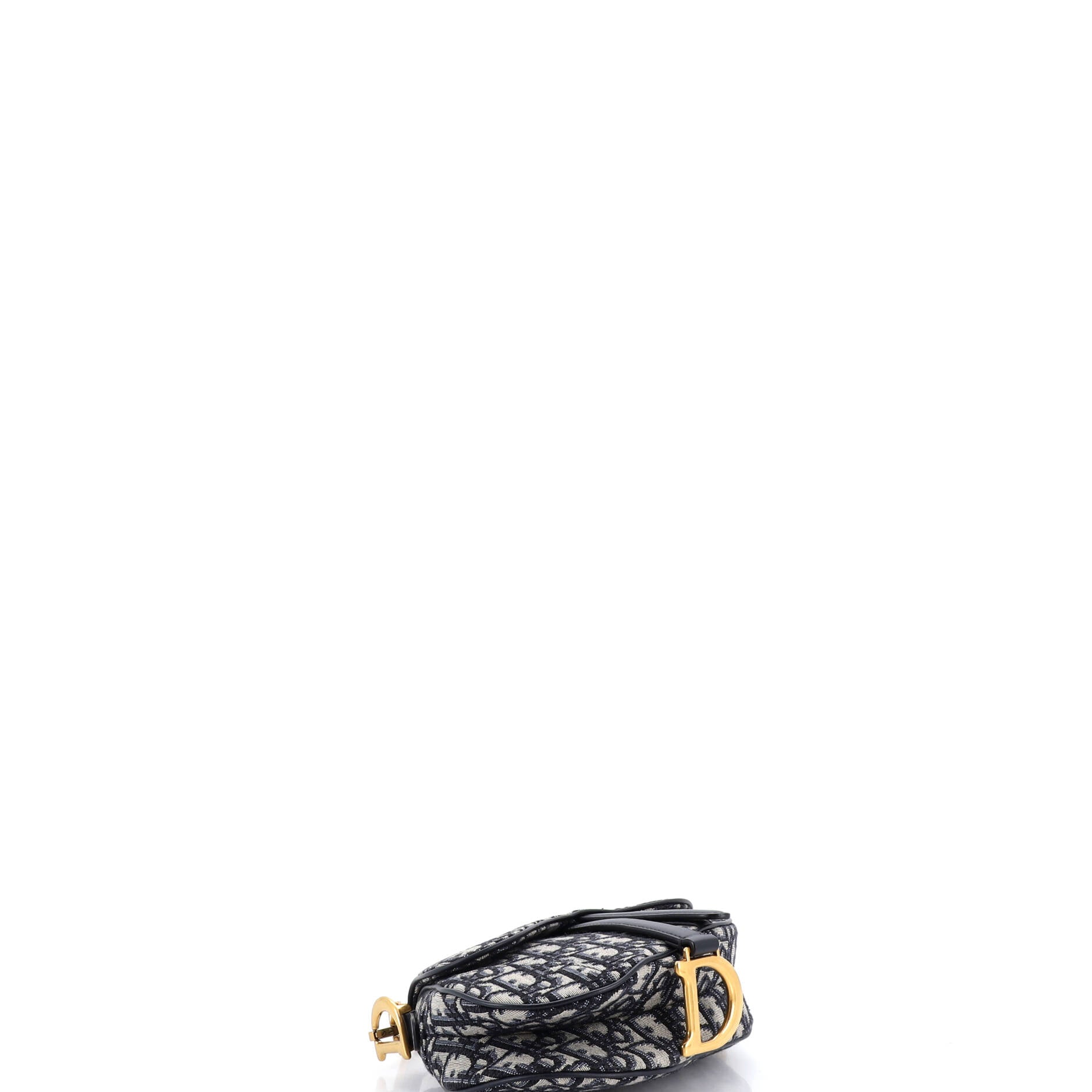 Saddle Handbag Oblique Canvas Mini