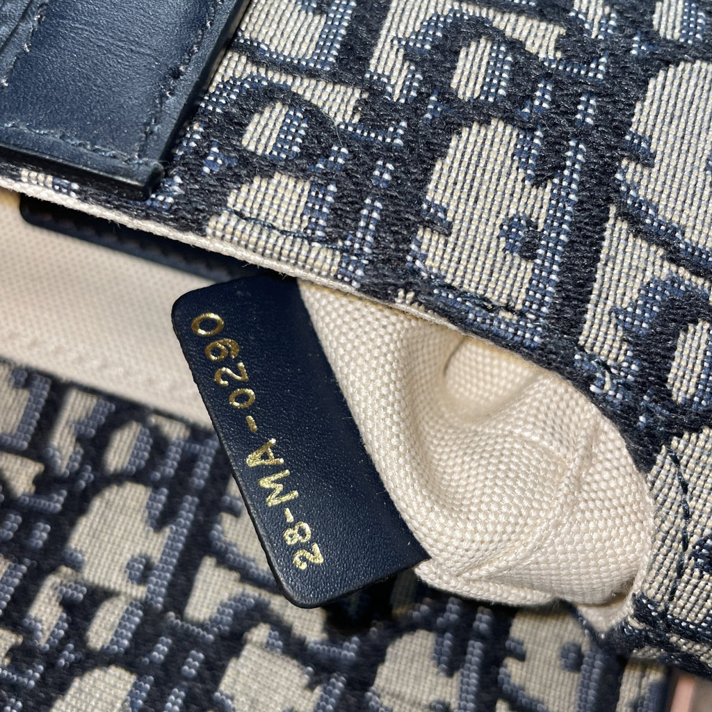 Saddle Handbag Oblique Canvas Mini