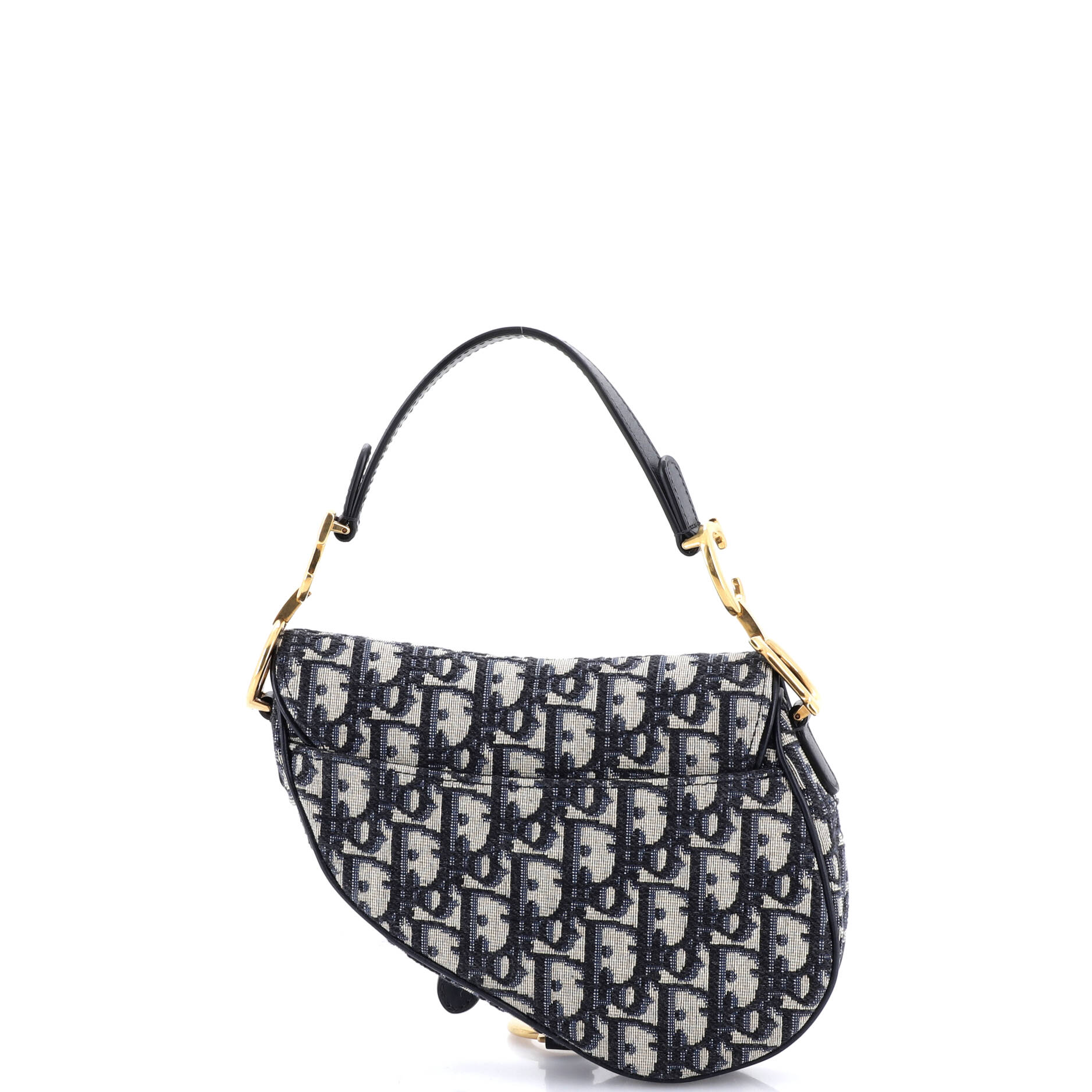 Saddle Handbag Oblique Canvas Mini