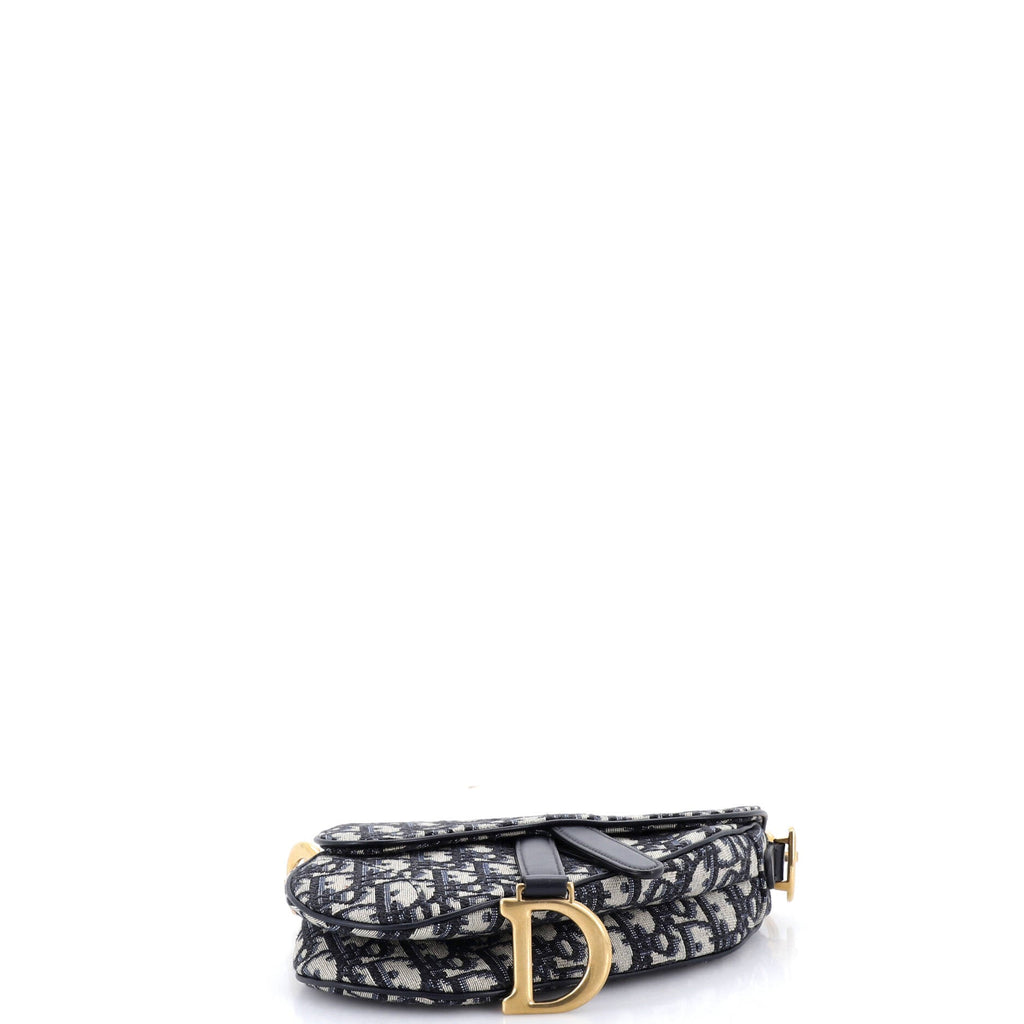 Saddle Handbag Oblique Canvas Mini